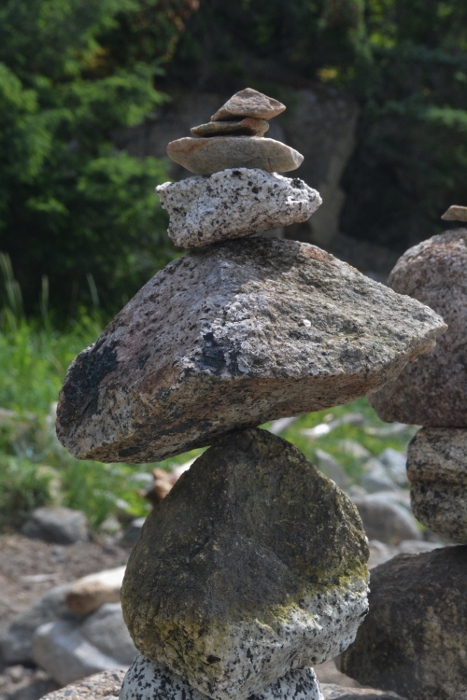 a cairn at Yakutania Point